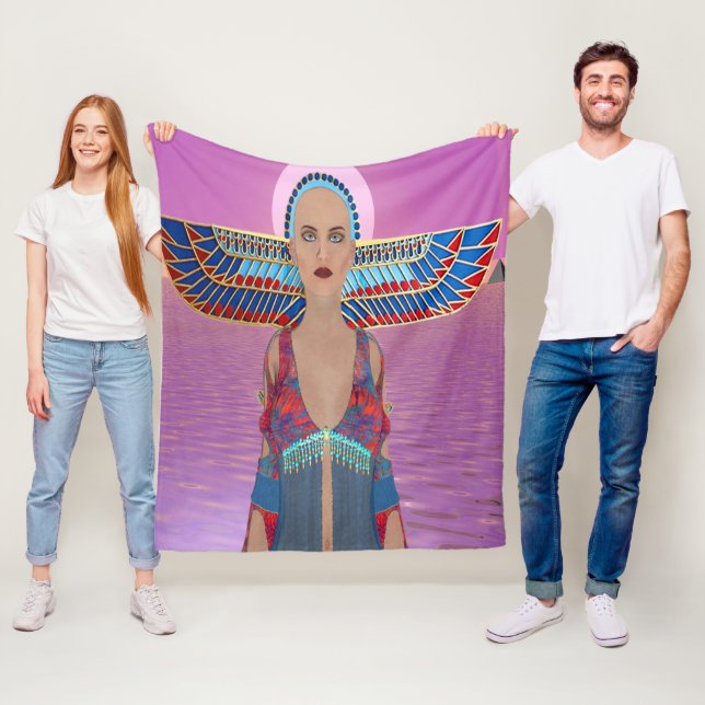 Ägyptische Göttin Fleece Blanket (Beispiel)