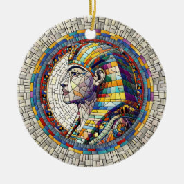 Ägyptische Große Sphinx - Mosaikkunst Keramik Ornament