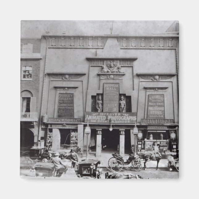 Ägyptische Halle, Piccadilly 1895 Magnet (Vorne)
