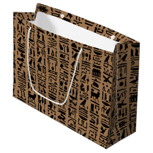 Ägyptische Hieroglyph große Geschenktasche Große Geschenktüte