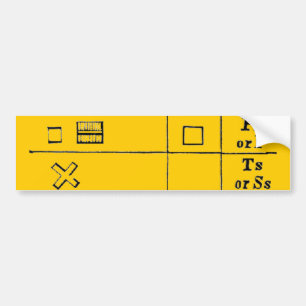ägyptische Hieroglyphen Autoaufkleber