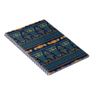 Ägyptische Hieroglyphen Gold Käfer Golden Glitter Notizblock