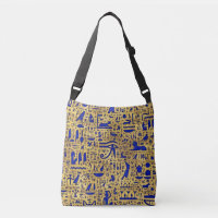 Ägyptische Hieroglyphen-Lapis-Lazuli und Gold