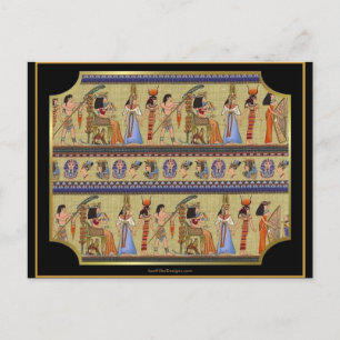 Ägyptische Hieroglyphen-Serie II Bekleidungsgesche Postkarte