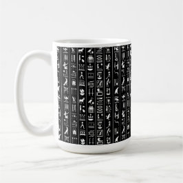 Ägyptische Hieroglyphen-Tasse Kaffeetasse
