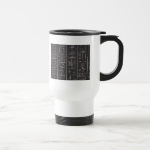 Ägyptische Hieroglyphen-Tasse Reisebecher