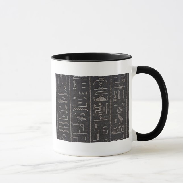 Ägyptische Hieroglyphen-Tasse Tasse (Rechts)