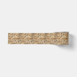 Ägyptische Hieroglyphen Vogelmuster 2 Ripsband