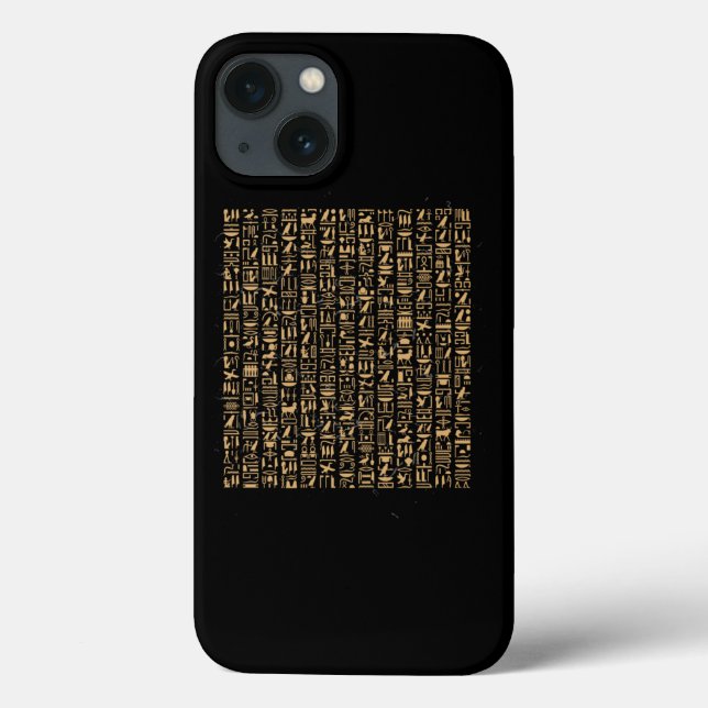Ägyptische Hieroglyphics Ägyptische Pyramide Case-Mate iPhone Hülle (Rückseite)