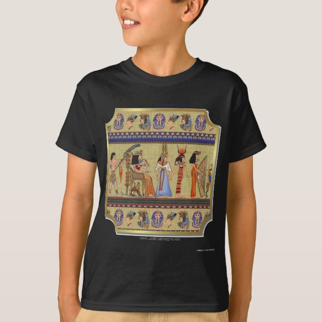 Ägyptische Hieroglyphics Apparel, Geschenke Sammle T-Shirt (Vorderseite)