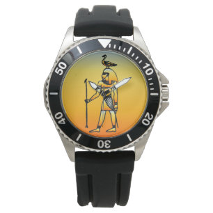 Ägyptische Hieroglyphics beobachten Armbanduhr