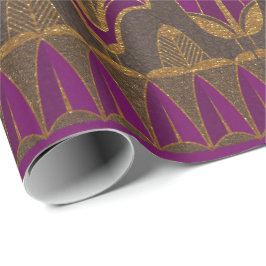 Ägyptische Hieroglyphics Papyrus Scarab Floral Geschenkpapier