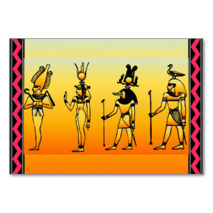 Ägyptische Hieroglyphics-Tafel Tischnummer