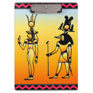 Ägyptische Hieroglyphics-Zwischenablage Klemmbrett