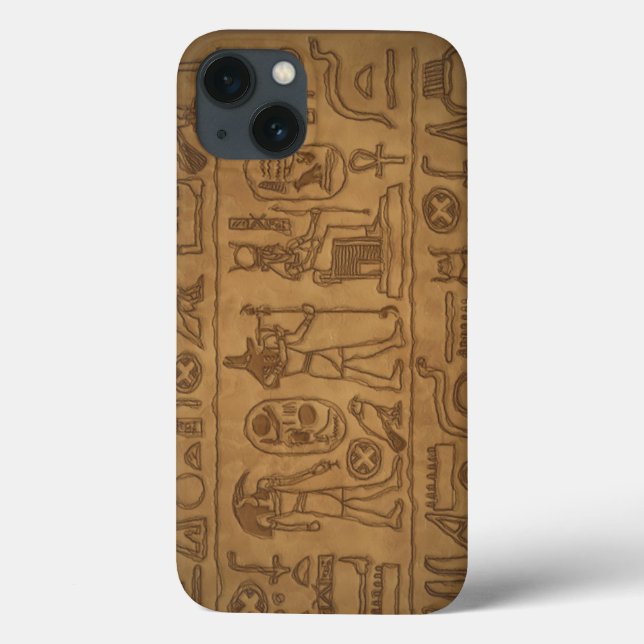 Ägyptische Hieroglyphische Kunst Case-Mate iPhone Hülle (Rückseite)