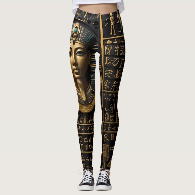 Ägyptische Hieroglyphische Leggings (Vorderseite)