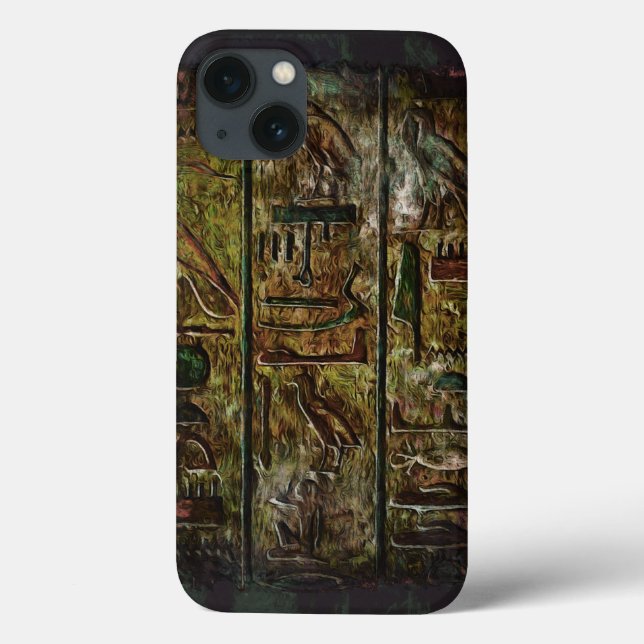 Ägyptische Hieroglyphische Symbolkunst Case-Mate iPhone Hülle (Rückseite)