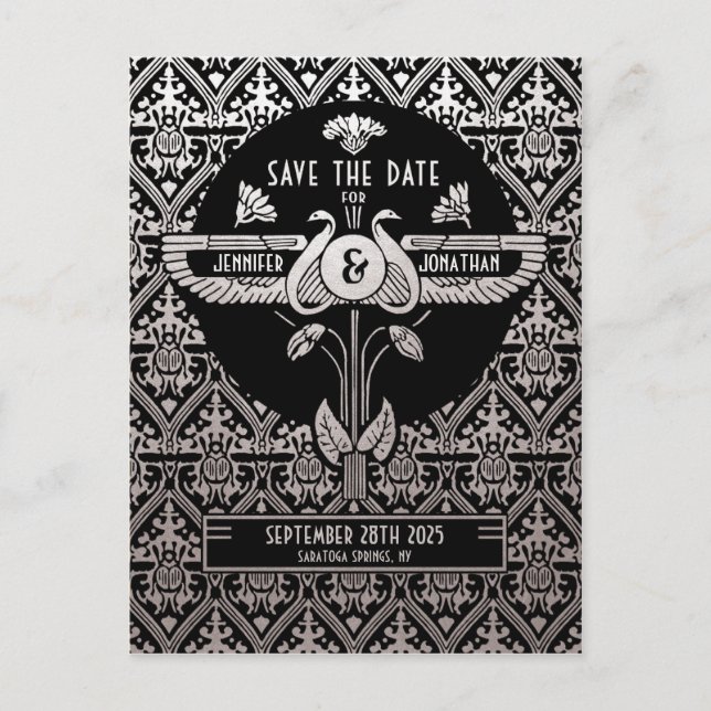 Ägyptische Hochzeit rettet das Datum der Postkarte (Vorderseite)