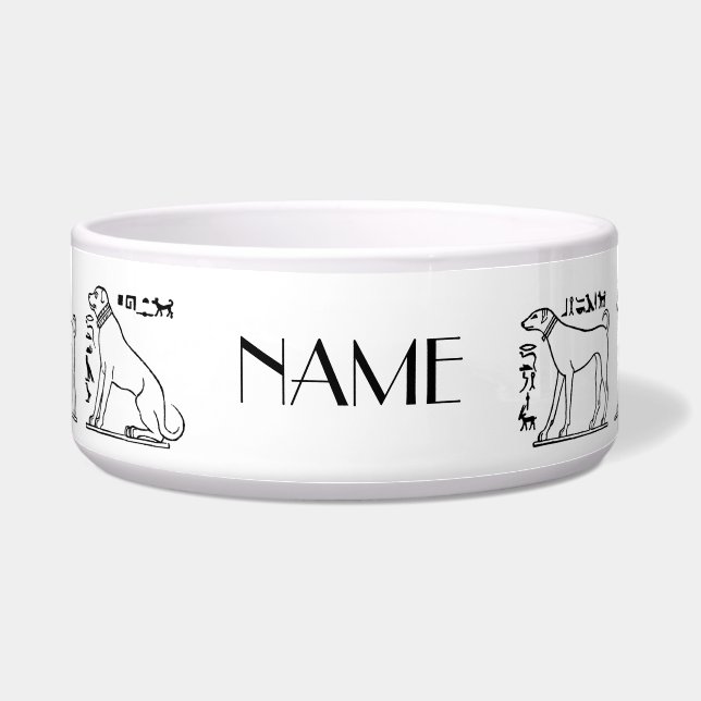 Ägyptische Hunde Haustiere Napf (Vorderseite)