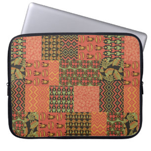 Ägyptische Imitate im Stammesalter Patchwork Lapto Laptopschutzhülle