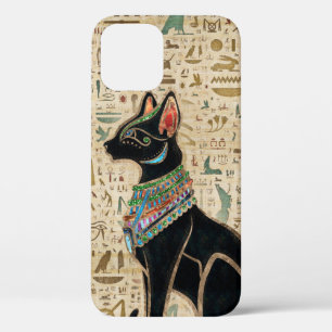 Ägyptische Katze - Bastet auf Papyrus Case-Mate iPhone Hülle