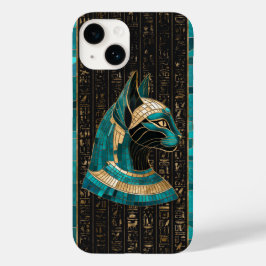 Ägyptische Katze Goddess Bastet - Mosaikkunst Case-Mate iPhone 14 Hülle