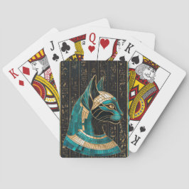 Ägyptische Katze Goddess Bastet - Mosaikkunst Spielkarten