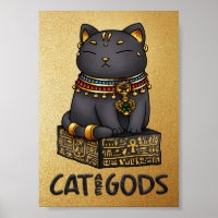 Ägyptische Katze Gott Bastet Katze sind Götter