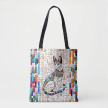Ägyptische Katze - Mosaikkunst