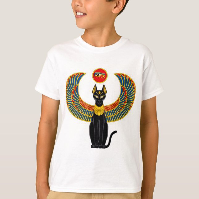 Ägyptische Katze T-Shirt (Vorderseite)