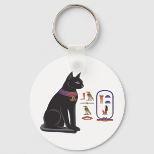 Ägyptische Katzen-Göttin Bastet Schlüsselanhänger