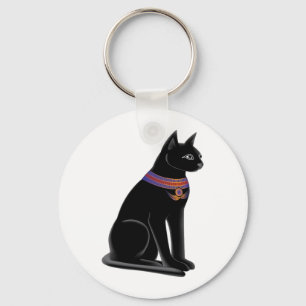 Ägyptische Katzen-Göttin Bastet Schlüsselanhänger