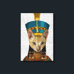 Ägyptische Königin Cat Leinwanddruck<br><div class="desc">Haustiere</div>