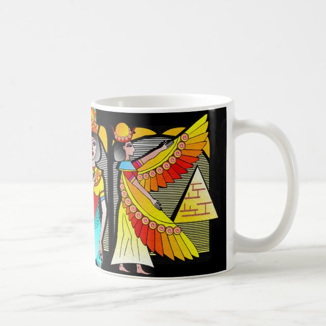 "ÄGYPTISCHE KÖNIGIN KAFFEETASSE (Rechts)