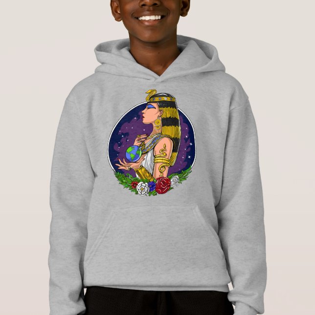 Ägyptische Königin Kleopatra Hoodie (Vorderseite)
