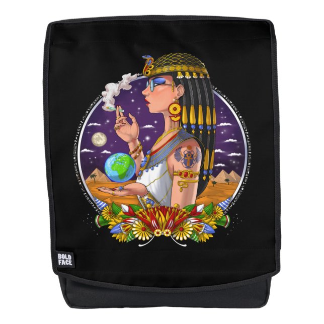 Ägyptische Königin Kleopatra Rucksack (Vorderseite)