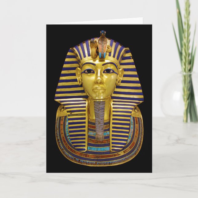 Ägyptische Königliche Goldene Maske Karte (Vorderseite)