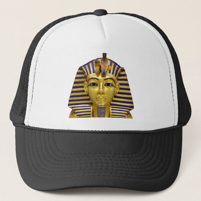 Ägyptische Königliche Goldene Maske Truckerkappe (Vorderseite)