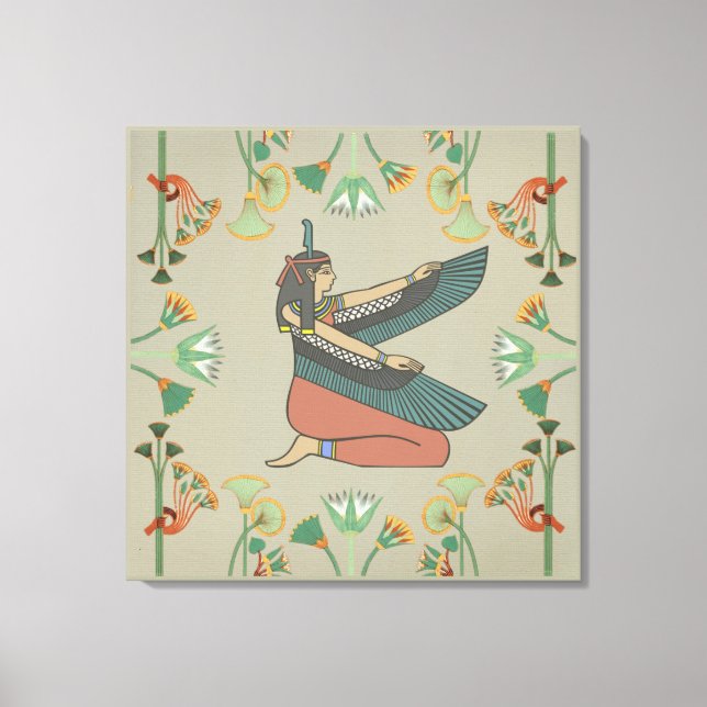 Ägyptische Kunst Leinwanddruck (Vorderseite)