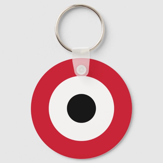 Ägyptische Luftwaffe Roundel Schlüsselanhänger (Vorderseite)