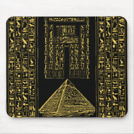Ägyptische Mauspad - Pyramide & Hieroglyphe