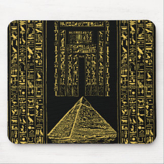 Ägyptische Mauspad - Pyramide & Hieroglyphe