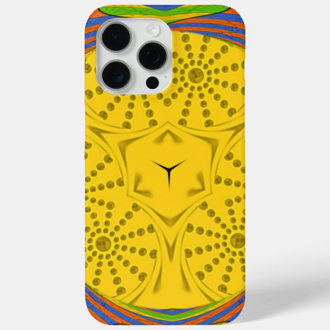 Ägyptische Motif Art Print Checkered Frame Design Case-Mate iPhone Hülle (Rückseite)