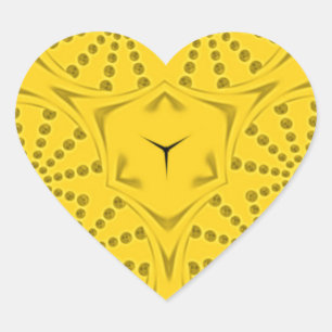 Ägyptische Motif Art Print Checkered Frame Design Herz-Aufkleber