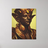 Ägyptische Osiris Canvas Print