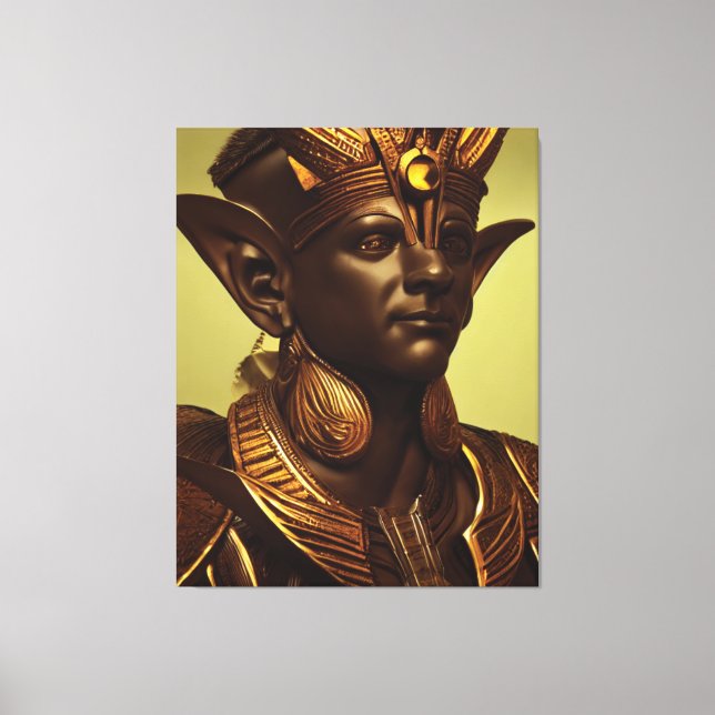 Ägyptische Osiris Canvas Print Leinwanddruck (Vorderseite)