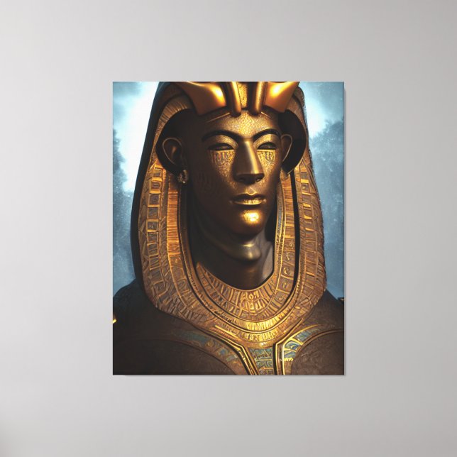 Ägyptische Osiris Canvas Print Leinwanddruck (Vorderseite)