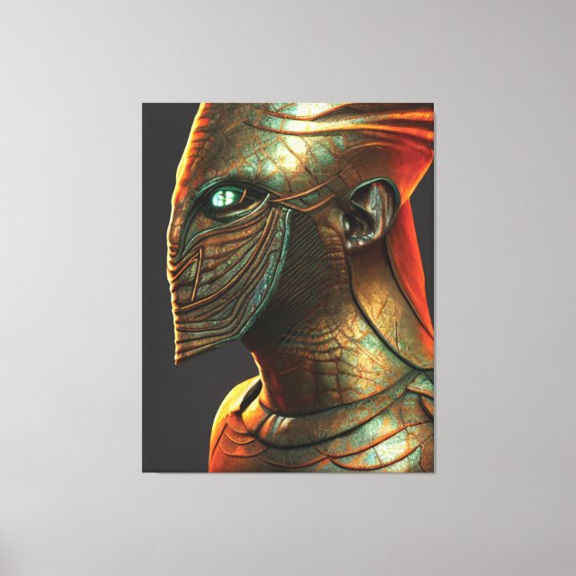 Ägyptische Osiris Canvas Print Leinwanddruck (Vorderseite)
