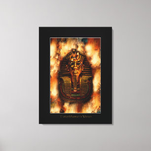 Ägyptische Pharao Tutankhamen Kunststudie II Leinwanddruck