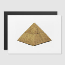 Ägyptische Pyramide Magnetkarte